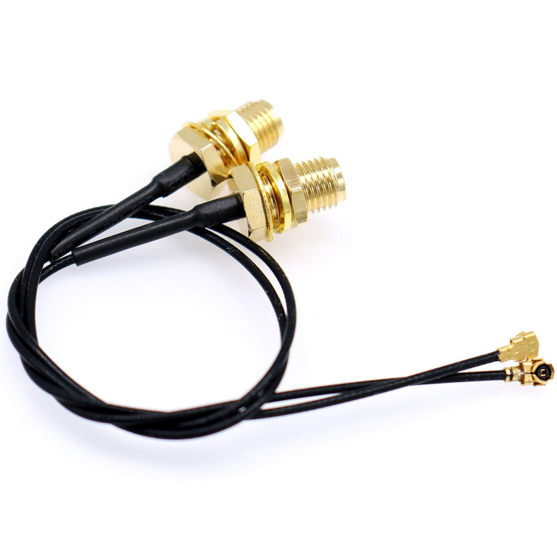 2 Pack 19cm u.FL IPX to RP SMA Female IPEX Connector RF Pigtail Mini PCI e WiFi Antenna Cable for Wireless Router Antenna Mini PCI-e WLAN Card 19cm iPX to SMA