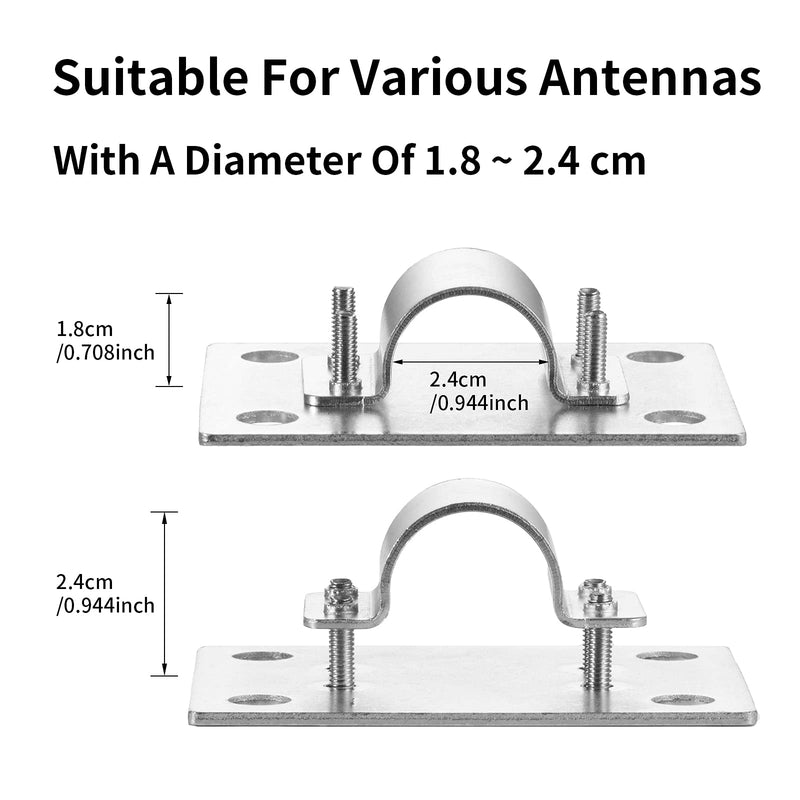 Outdoor Long Range Gate Opener Fiberglass Antenna for GTO Mighty Mule MM571W MM572W MM371W MM372W MMS100 LiftMaster Ghost All Series Controls Garage Gate Opener, 433MHz Extended Antenna, Eifagur