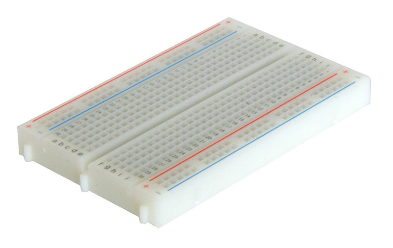 BB400 Solderless Plug-in BreadBoard Plus SB400 Solderable PC BreadBoard, 400 Connection Points, with Matching breadboard Pattern