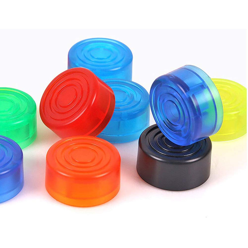 8PCs Guitar Foot Nail Cap Foot-switch Toppers Effect Pedal Protection Cap Guitar Effect Accessories Mix Color