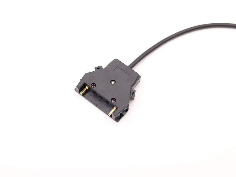 Portable V-Mount V-Lock Battery Connector to Female 5.5/2.5mm DC Power Adapter