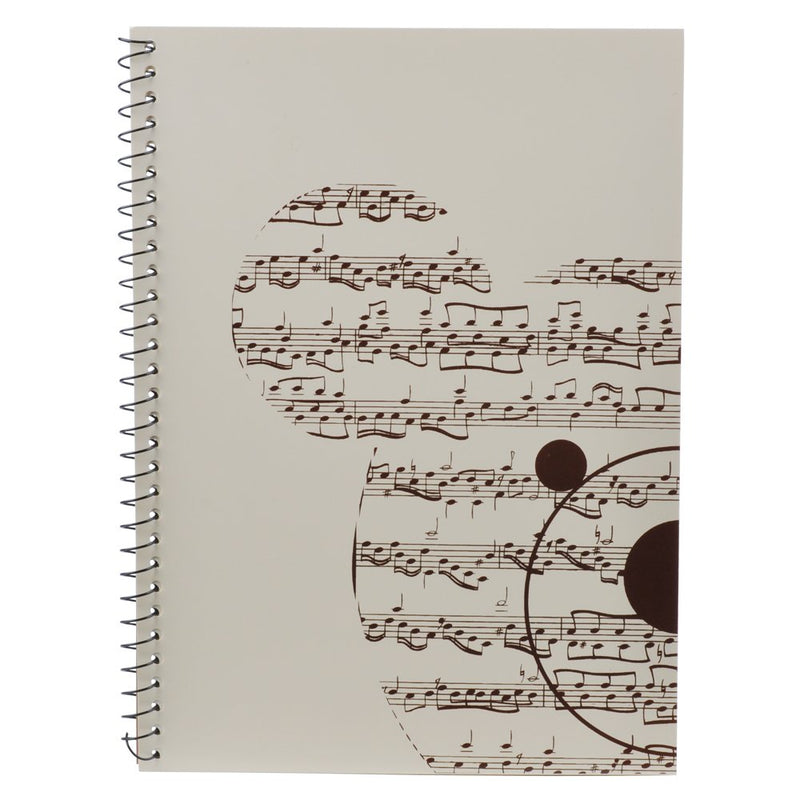 PUNK Music Manuscript Paper With 40 Pages Music Blank Sheet Music Notebook(Music Note Black) Music Note Black