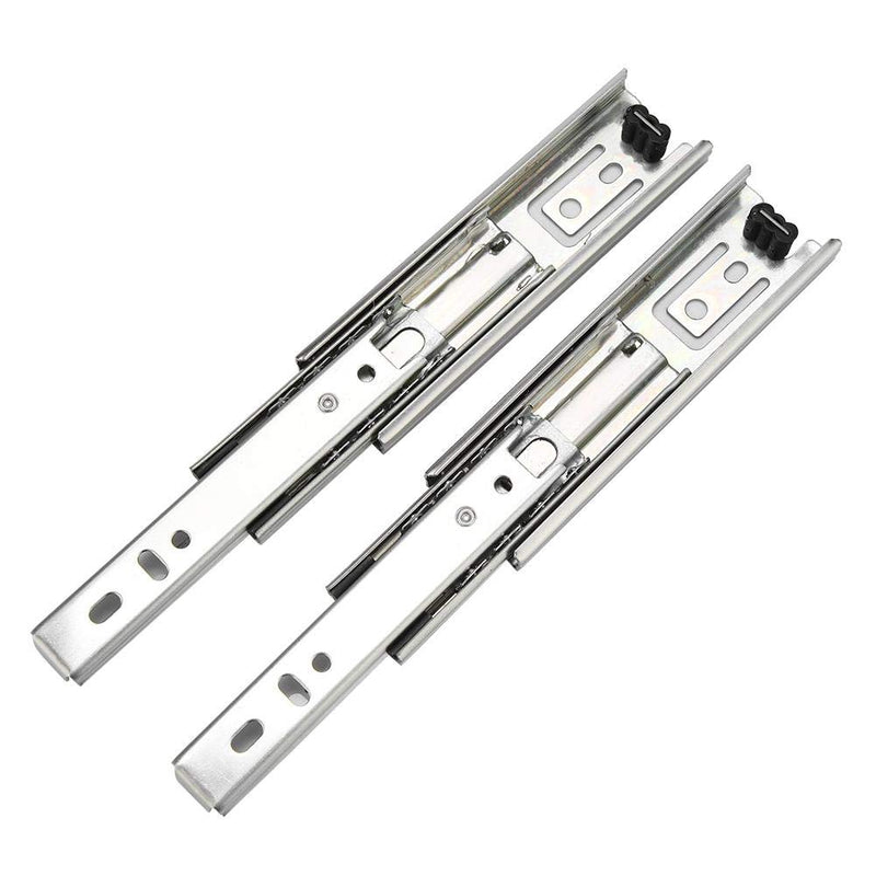 1 Pair 3/4 Extension Drawer Slides, Mini 5 Inch Short Side Ball Bearing Mount Drawer Slides for Cupboard, Cabinet, Furniture