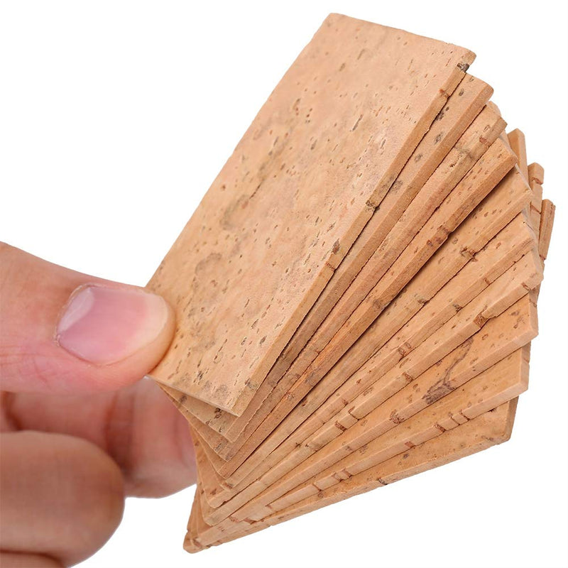 [AUSTRALIA] - Yosoo Health Gear Universal Sax Neck Corks, Neck Cork Sheet for Alto/Soprano/Tenor Saxophone, Joint Cork Sheet Replacement Instrument Accessories, 10PCS 