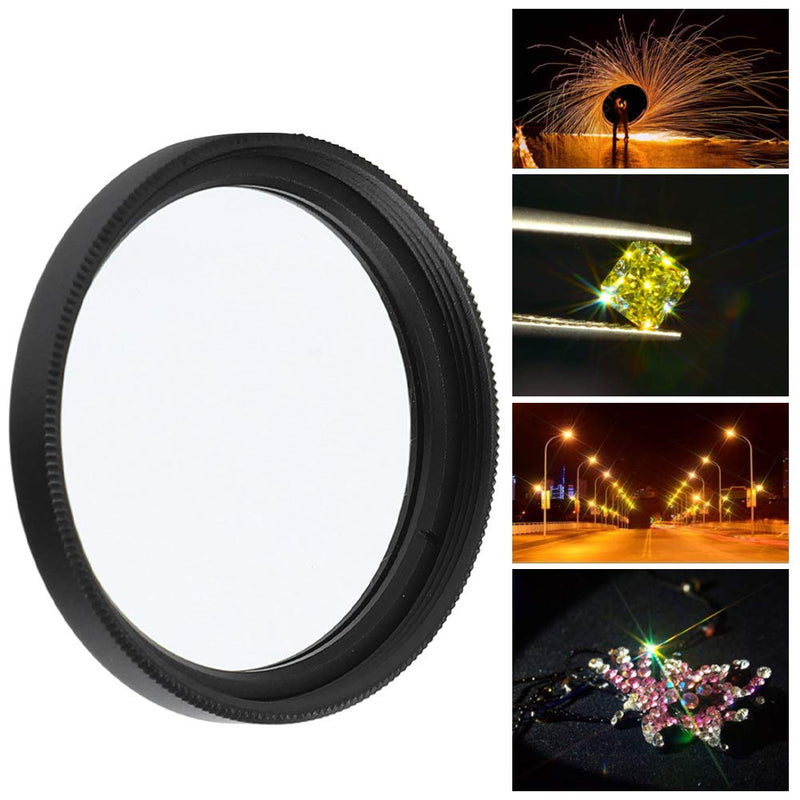 [AUSTRALIA] - Star Filter, 49mm Circular Star Filter Camera Lens Filter, Waterproof Night Scenes Shooting Filter for Canon SLR Cameras 