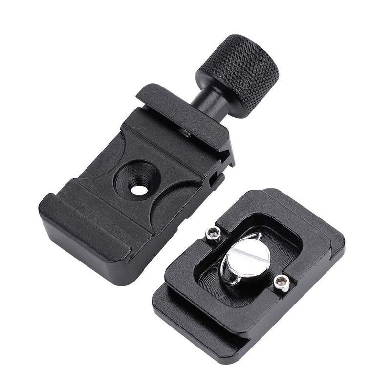 Mini Quick Release Plate with 1/4'' Screw, Cameras Quick mounting Stand Base Clip tripods Accessory for Photography Lovers