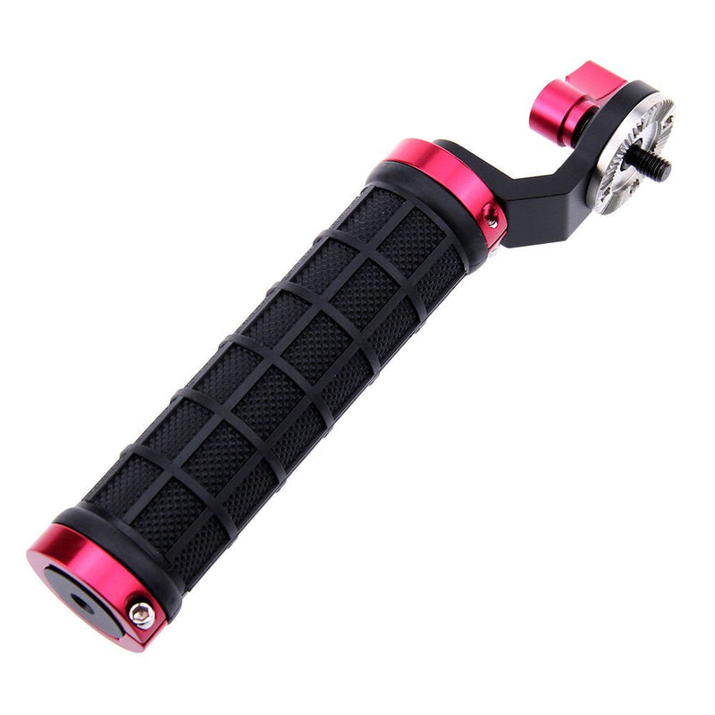 CAMVATE Aluminum Rosette Rubber Handle Grip for Rosette Standard Accessory(Red,M6 Thread,31.8 mm) - 1445 Red