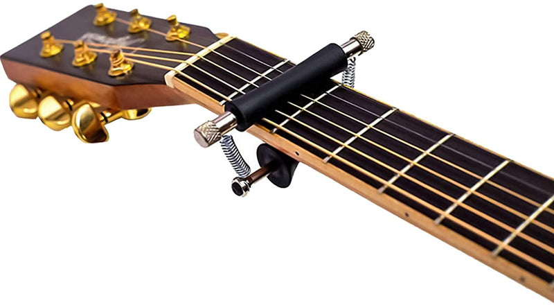 Tiardey Rolling Capo Sliding Capo Adjustable Capo for Tuning Tone of String Instruments Universal for Electric Guitar and Acoustic Guitar or Ukulele Mandolin Banjo