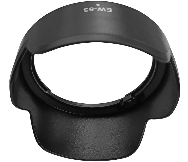 HUIPUXIANG EOS M50 Lens Hood for Canon EF-M 15-45mm f/3.5-6.3 is STM on M200 M50 M6 Mark ii,EOS R10 RF-S 18-45mm F4.5-6.3 is STM, EW-53 Digital Tulip Flower 49mm Lens Hood