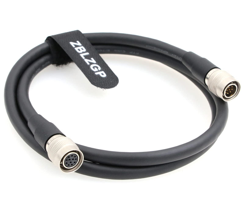 ZBLZGP 12 Pin Hirose Male to 12 Pin Hirose Female Cable for Sony CCXC XC Camera Computer Network (5M) 5M