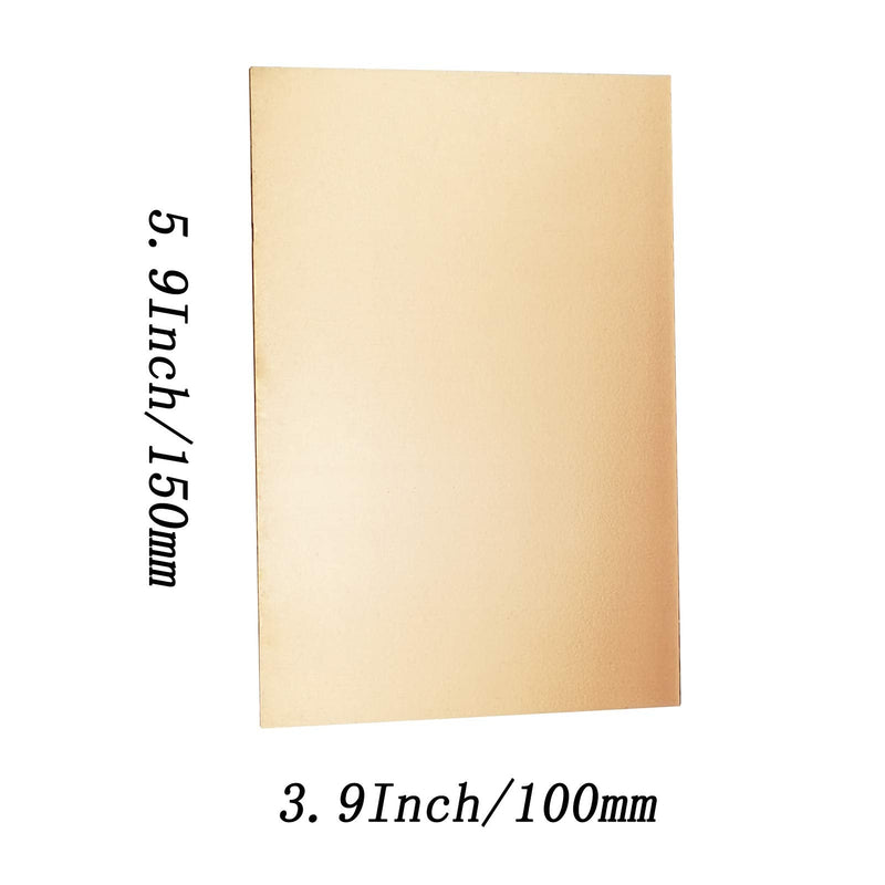 YUNGUI 10PCS Bakelite Copper PCB,100x150x1.5mm Single Sided Copper Clad PCB Laminate Circuit Board for Etching Kit 10PCS 10X15CM