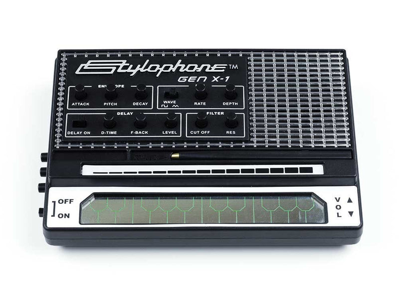 STYLOPHONE GEN X-1 Portable Analog Synthesizer: with Built-in Speaker, Keyboard and Soundstrip, LFO, Low pass filter, Envelope, Sub-octaves & Delay