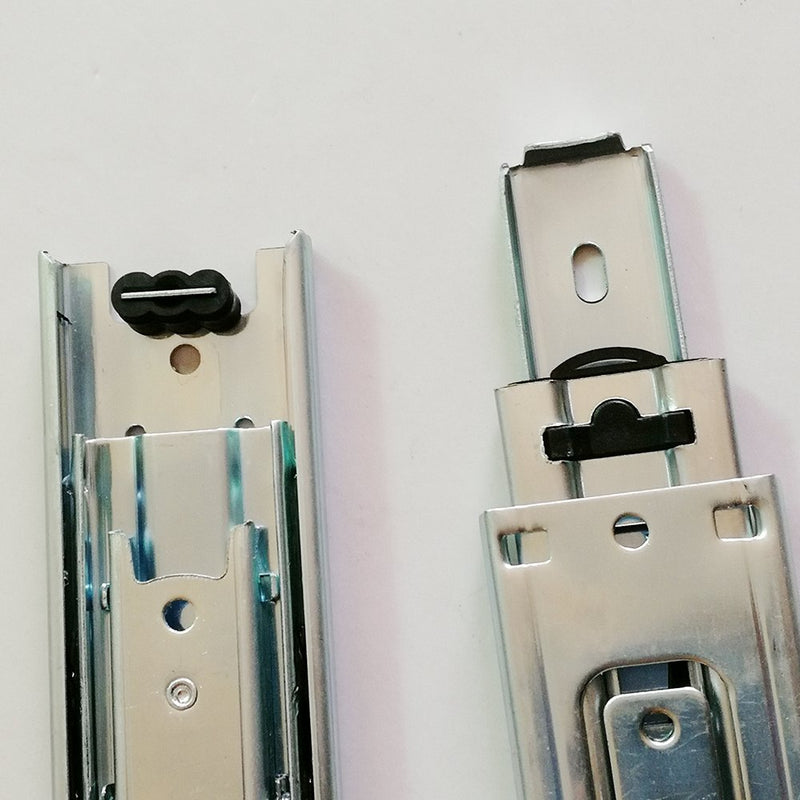[AUSTRALIA] - Btibpse 6 inch Length Full Extension Drawer Slides Telescopic Ball Bearing Slide Rail for Furniture 1 Pair 