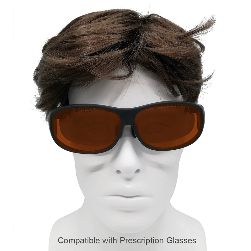 [AUSTRALIA] - FreeMascot OD 6+ 190nm-550nm / 800nm-1100nm Wavelength Professional Laser Safety Glasses Style 4 