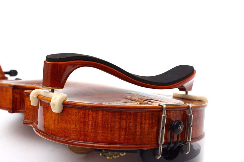 Adjustable Solidwood Violin Shoulder Rest with Collapsible for 3/4 4/4 Violin Fiddle and 12" 13" Viola (3/4 or 4/4 Violin Shoulder Rest) 3/4 or 4/4 Violin Shoulder Rest