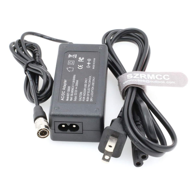 SZRMCC Sound Devices 688 644 633 702T Zoom F4 F8 ZAXCOM 12V 2A Hirose 4 Pin Male AC DC Power Adapter