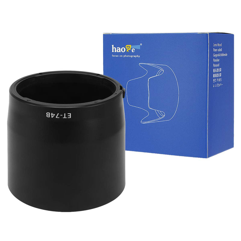 Haoge Bayonet Lens Hood for Canon EF 70-300mm f/4-5.6 is II USM Lens Replaces Canon ET-74B