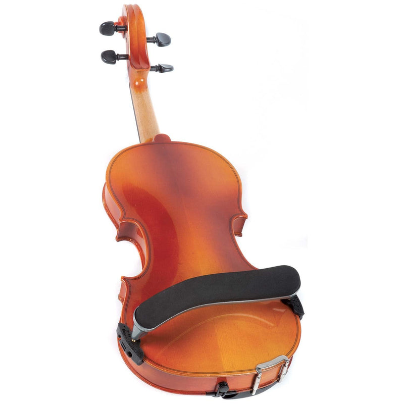 Everest ES-4 Violin Shoulder Rest 4/4 - Titanium Silver