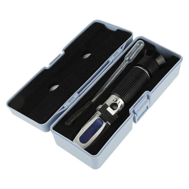 Professional Hand Held Accurate Refractometer Salinity Refractometer 0-100‰ Cutting Oil Fluid Refractometer 0-32%(#1) #1