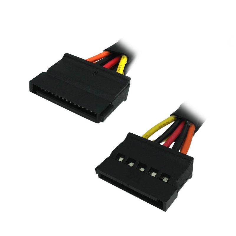 COMeap HDD SATA Power Cable Replacement SATA 15 Pin to Mini 6 Pin ATX Adapter for Dell Inspiron 3653 3650 Series Compatible Part No. GP2JM 15-inch(38cm) (Pack of 2)
