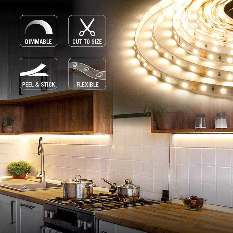 [AUSTRALIA] - Armacost Lighting 132210 8.2 ft. LED Tape Light Soft White (2700K) RibbonFlex Pro Series 60, Dimmable, 250 Lumens per ft., 12-Volt 2700k 