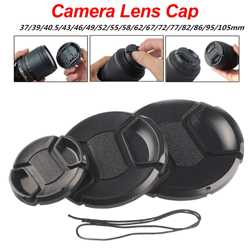 40.5mm Lens Cap Center Snap on Lens Cap Suitable Suitable &for Nikon/for Canon/for Sony etc,Compatible with All Brands Any Lenses Ø40.5mm with Camera. 40.5mm