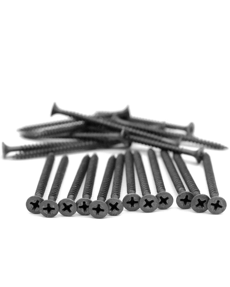IMScrews 50pcs #8x2-3/8" Flat Head Phillips Drywall Screws Fine Thread Sharp Point Wood Screw, Carbon Steel 1022A, Black Phosphate 50 Pcs #8x2-3/8"