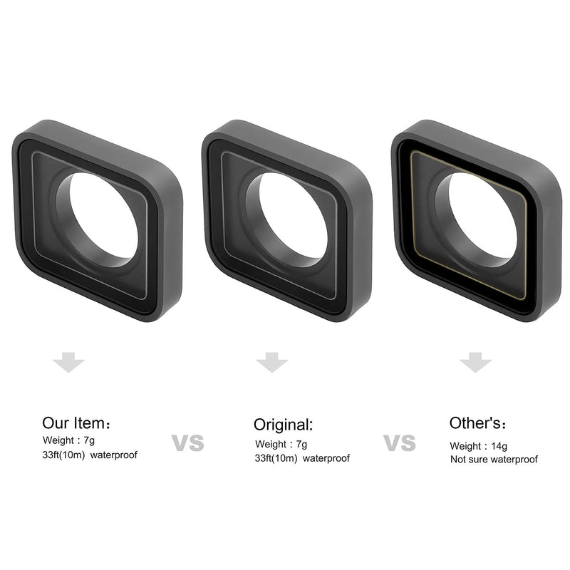 YALLSAME Lens Replacement for GoPro Hero 7 6 5 Black Action Camera Protective Waterproof Lens Mod Repair Parts Accessory Lens replacement forHero 7/6/5 Black