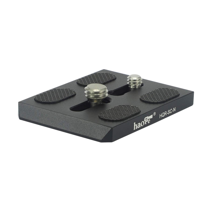 [AUSTRALIA] - Haoge HQR-SC-N Camera Quick Release Plate for Sachtler Video DV 8/100, DV10 3+3, DV10 5+5, FSB6T, FSB8T, FSB-10T Tripod Fluid Head Replace Touch & Go Plate S,Canon EF 600mm f/4L is III USM Lens 
