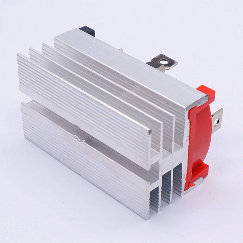 Taiss / 50A 1000V Single Phase Aluminum Heatsink Diode Bridge Rectifier QL50A