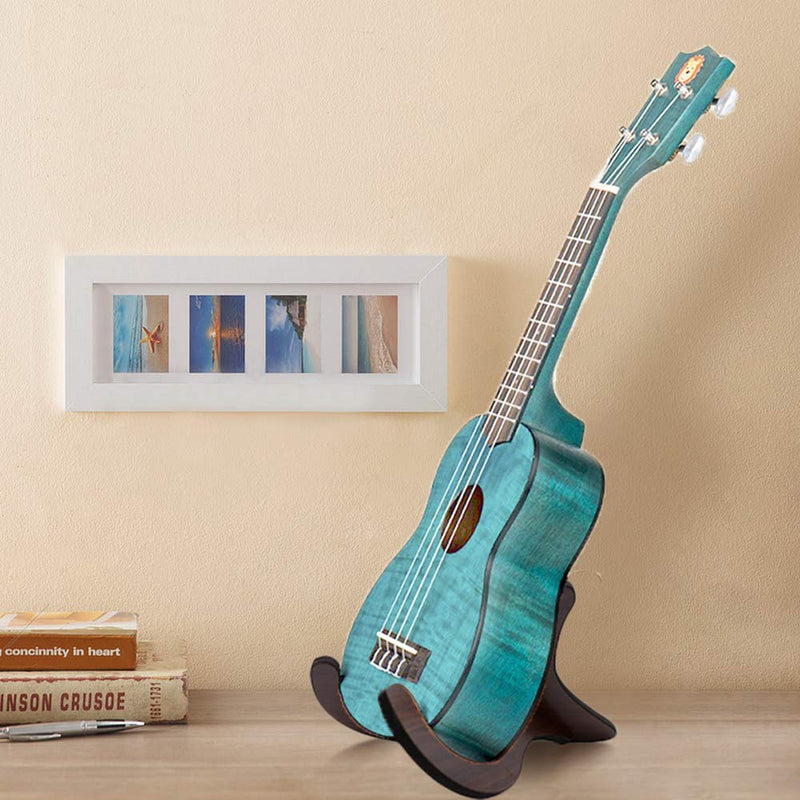 Ukulele Stand Folding Portable Show Display Wood Stand for Mandolins and Violins