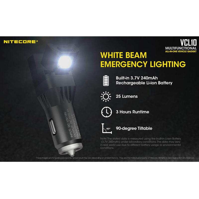 NITECORE VCL10 QuickCharge 3.0 USB Car Charger