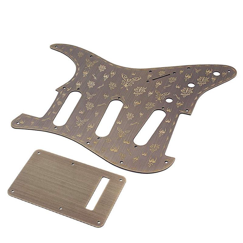 Alnicov 62 Pickguard 11 Hole Stratocaster Pickguard SSS Guitar Pick Guard for Fender Standard Strat Guitar Replacement