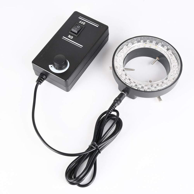 TOMALTIC 60-LED Adjustable Ring Light Illuminator Lamp for Stereo Zoom Microscope