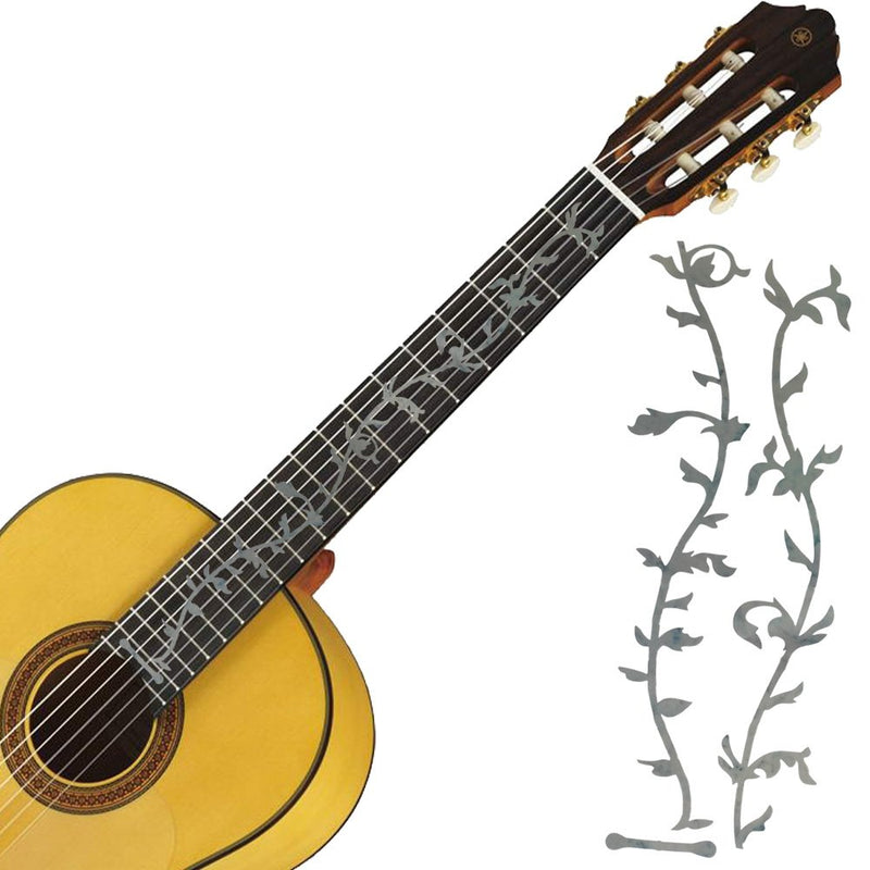 lovermusic lovermusic Guitar Inlay Stickers Fretboard Marker Decal Pearl White Tree of Life