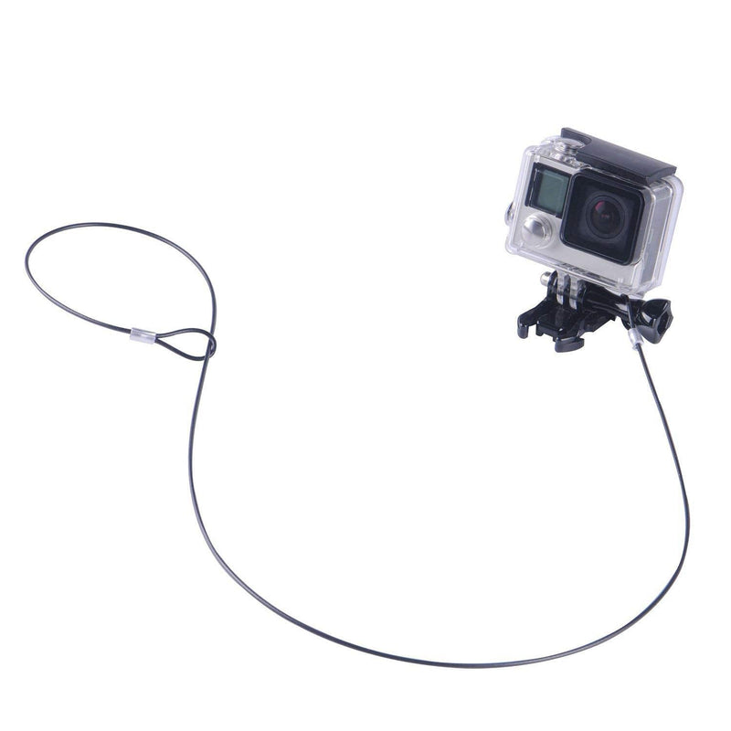 [AUSTRALIA] - Sevrwell 35 inches Stainless Steel Tether Lanyard for GoPro Hero Max/9/8/7/6/5/4/3+/3(3PCS),SJ4000,Xiaomi Yi 4K, DJI OSMO Action Cameras 