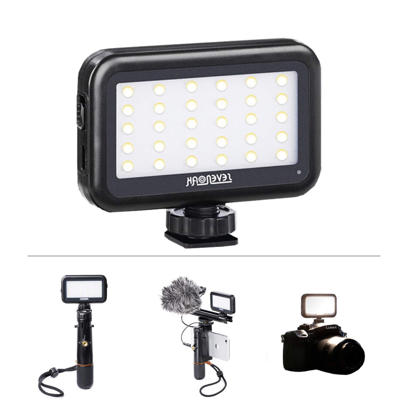 Sevenoak Adjustable 30 LED Video Light, Portable LED Dimmable Lamp for Canon Nikon Camcorder DSLR Camera Smartphone Lighting