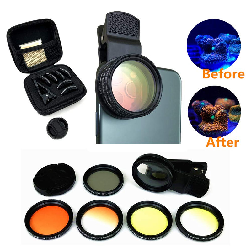 Coral View Lens Professional Photography 10 in 1 Kit Reef Lenses