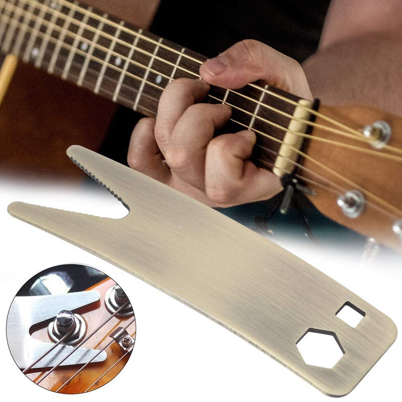 Dilwe Guitar Wrench, Multi Tool Spanner Wrench Tightening Musical Instrument Accessories for Switch Knob Tuners Repair