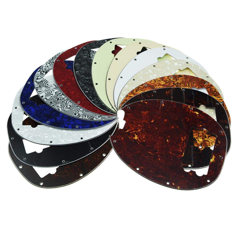 KAISH Bass Pickguard Fit for Musicman classic 4 string StingRay bass models Black Pearl