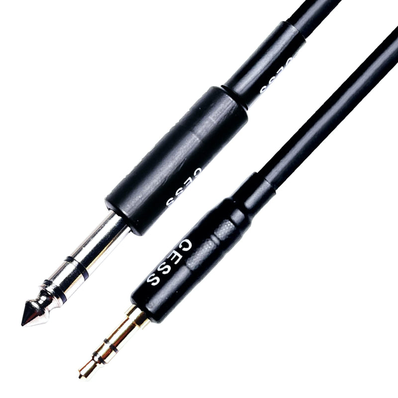 [AUSTRALIA] - CESS-189-6i Stereo Audio Cable 1/8‚Äù TRS Male to 1/4" TRS Male, 3.5mm TRS to 6.35mm TRS (6 Inch) 6 Inch 