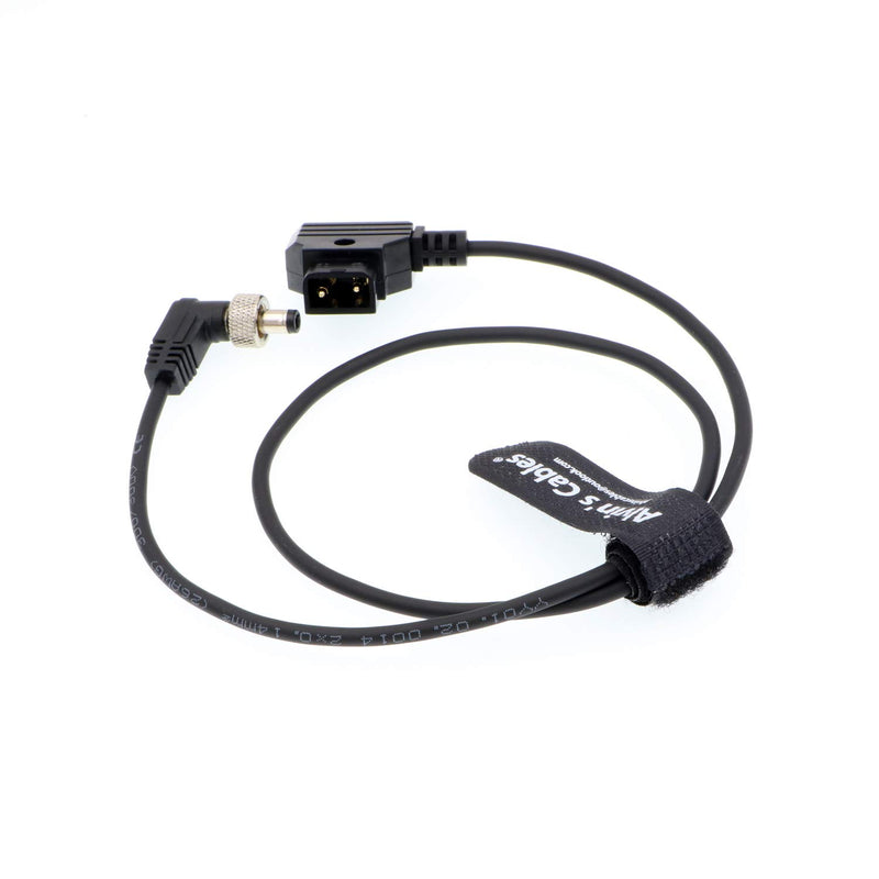 Alvin's Cables D-Tap to Locking DC 5.5 2.1 Atomos Monitor Power Cable for Video Devices PIX-E7 PIX-E5 7 Touchscreen Display Hollyland Mars 400s Right Angle Lock DC to Dtap 60cm