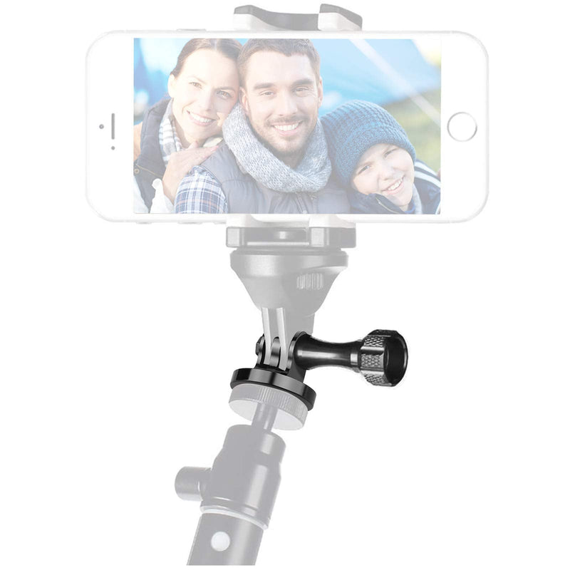 Tripod Adapter Mount with Thumb Screw Compatible with Gopro,Waterproof Aluminum Screw Mount Adapter for Tripod Compatible with Gopro Hero 9 8 7 6 5 4,Session 3 2 1,Dji Osmo,Sjcam,Xiaoyi Action Cameras