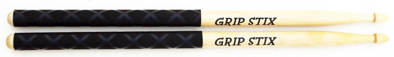 GRIP STIX 13" Long BLACK NON-SLIP GRIP Drumsticks for Kids - Ideal For All Drumming, Cardio Fitness, Aerobic & Workout Exercises 13-in.