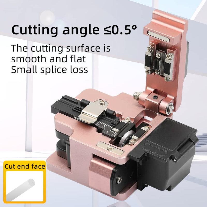 High Precision HS-30 Optic Fiber Cleaver Fiber Optics Cutter Cutting Tool with 48000 Cleaves