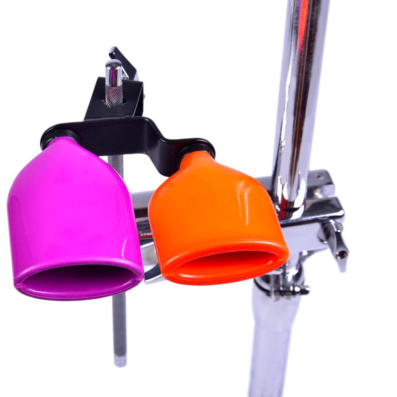 Drum Percussion Cowbell Double Mounted Bell Two-colors