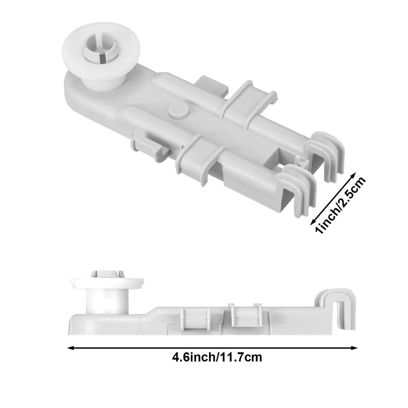 Hotop 4 Pack 8268743 Dishwasher Upper Rack Wheel Replacement Replace WP8268743 WP8268743VP AP6012252 Compatible with Kenmore, KitchenAid and More