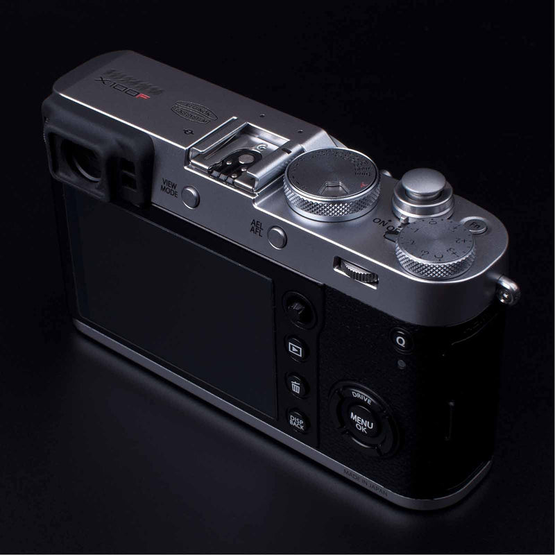 VKO Gray Soft Metal Shutter Release Button Brass Compatible with Sony DSC-RX1RII RX10IV RX10III RX10II RX10 X-T4 X-T30 X-T3 X100F X-T20 X-PRO2 X30 X-T2 Camera 11mm Concave 10mm Convex Surface(2 Pack) Grey