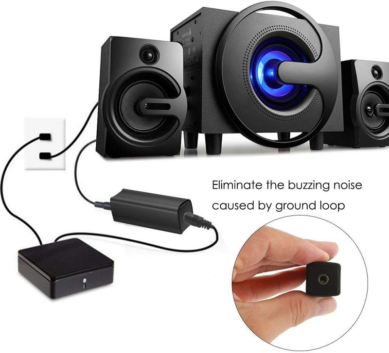 3.5mm Aux Audio Noise Filter Ground Loop Isolator Eliminate Car Electrical Noise Ground Loop Isolator 3.5mm