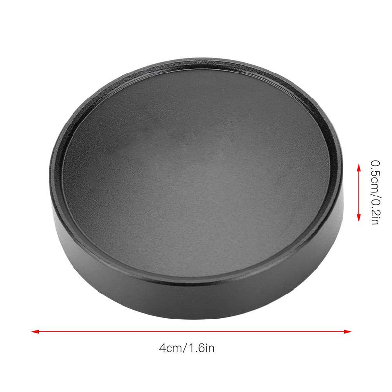 Acouto 36mm Lens Metal Front Cap for Leica Cameras, Professional Front Lens Cover Photography Accessories (Black) Black